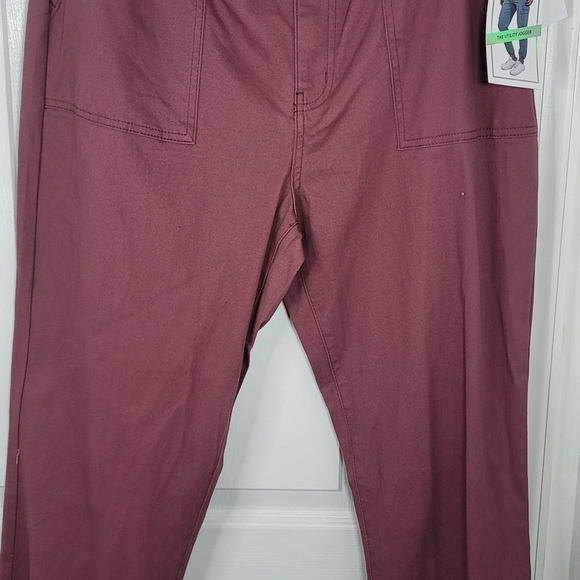 Tinseltown Utility Joggers Pants with Relaxed Fit Juniors size 15 Raspberry - Picture 3 of 5